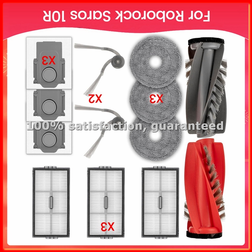 Robot Vacuum - Replacement Parts for Saros 10R Robot