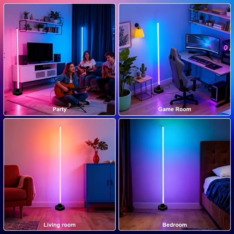 Smart Bulb - Smart RGB LED Corner Floor Lamp