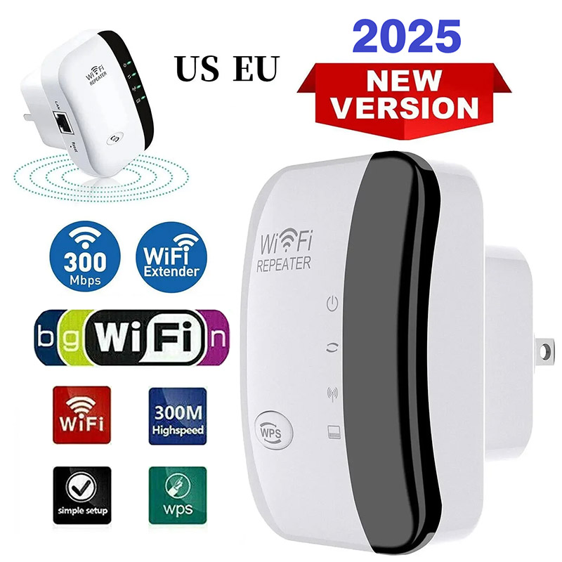 Smart Home Router - Wireless Repeater WiFi Signal Amplifier EU