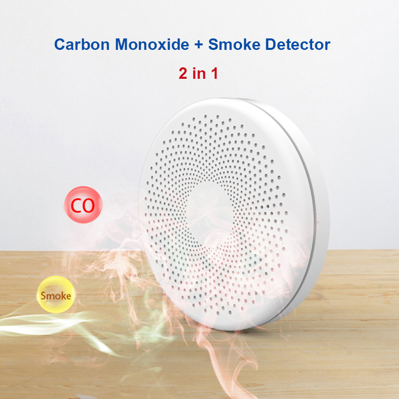 2 in 1 Version WiFi Tuya Smart - Smart Smoke Detector のレビューと価格