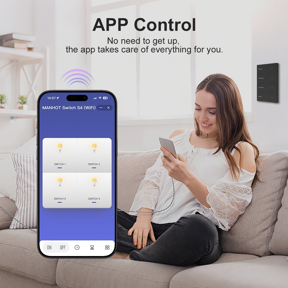 Manhot DIY Name Switch Zigbee  - Smart Home Voice Control のレビューと価格
