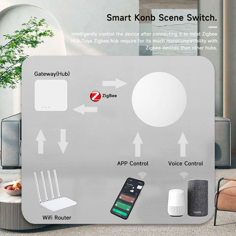 Tuya ZigBee Smart Wireless But - Smart Home Voice Control のレビューと価格