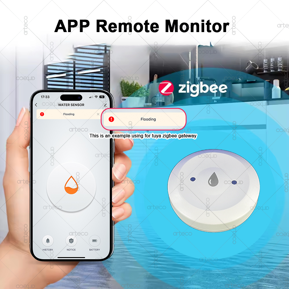 Smart Zigbee Water Sensor Floo - Smart Home Gateway のレビューと価格