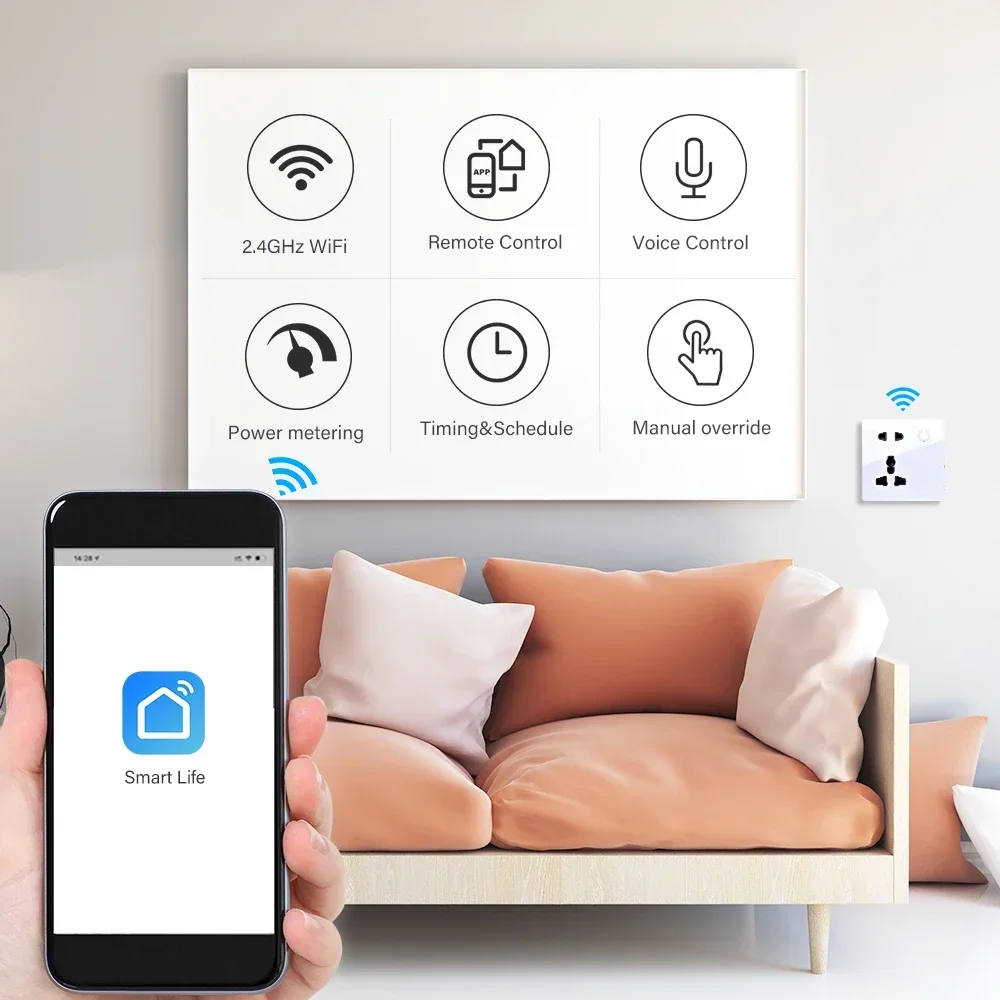 Customized Smart WiFi Wall Soc - Smart Home For Windows のレビューと価格