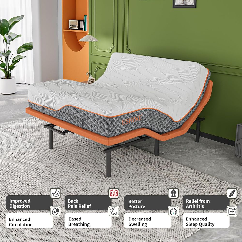 Adjustable Twin XL Bed with 14 - Smart Home Xl のレビューと価格