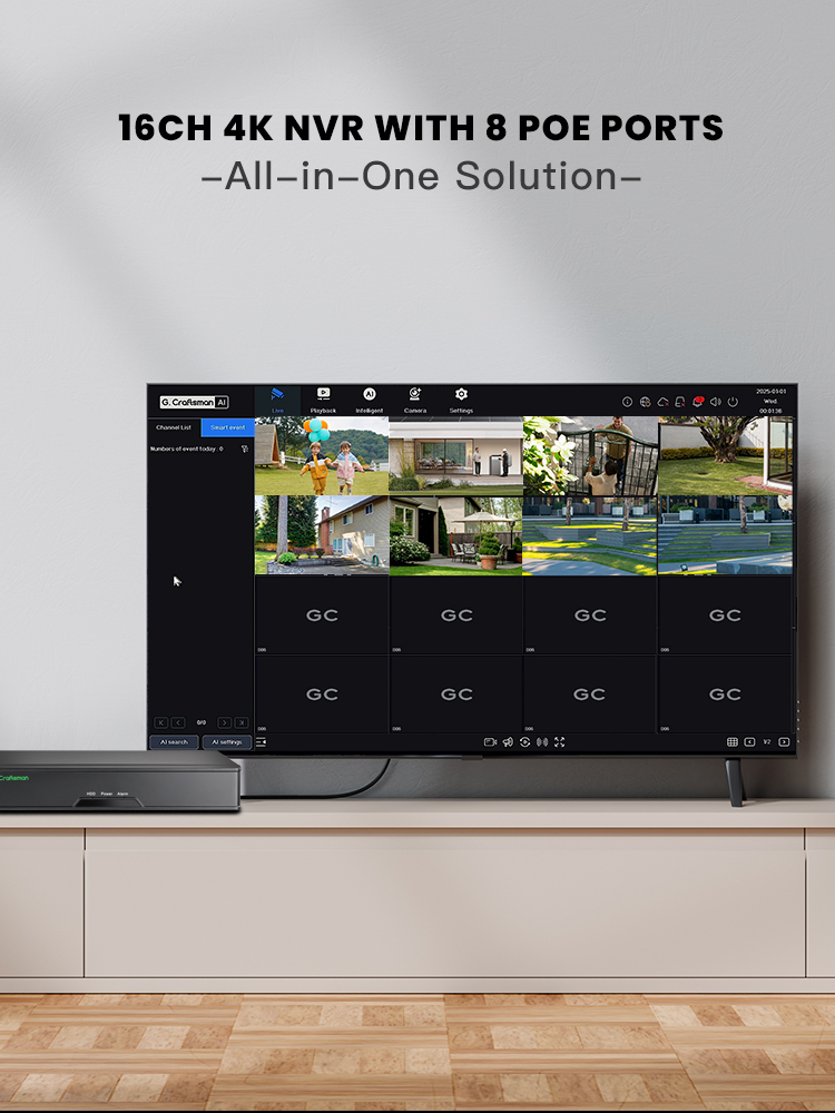 C-R,8CH POE Network Video Reco - Smart Home Microsoft のレビューと価格