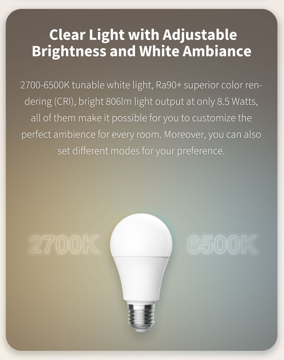 Aqara Smart LED Bulb T1 Zigbee - Smart Home Yeelight のレビューと価格