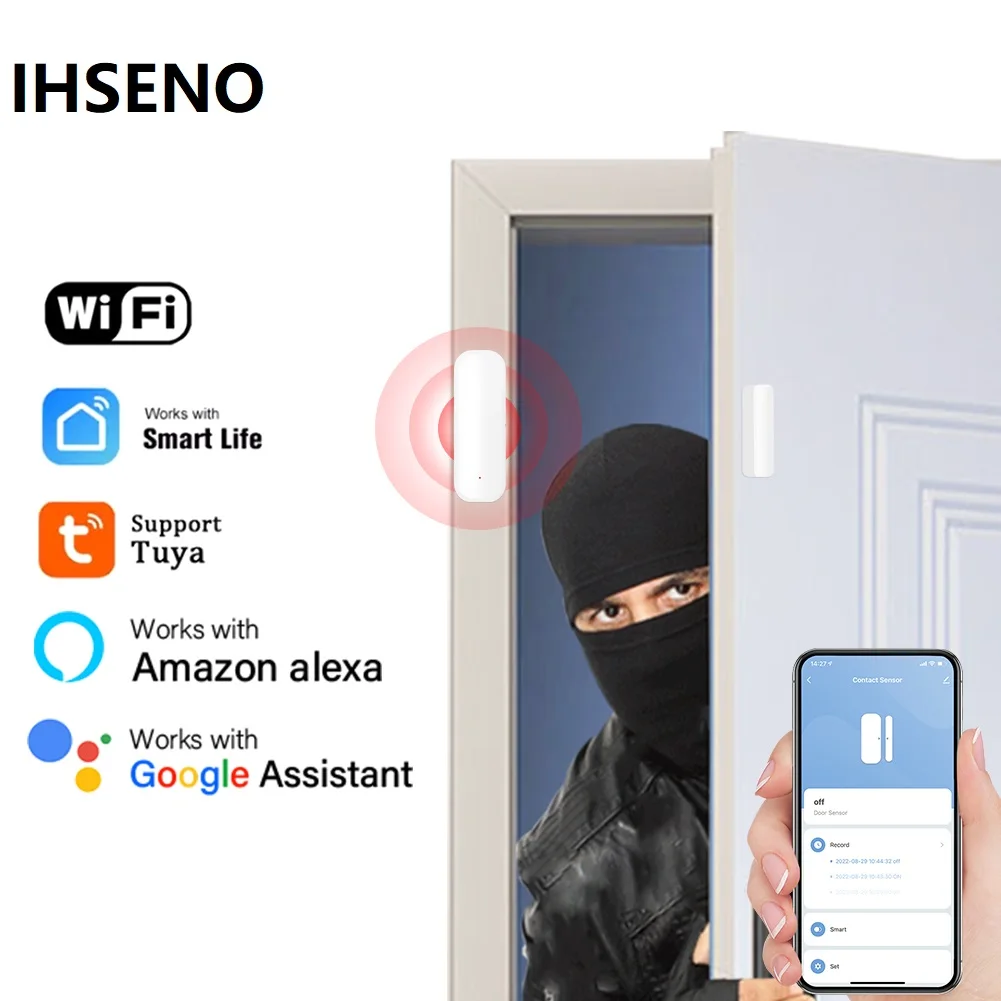 iHseno Tuya WiFi Door Sensor W - Smart Home For Windows のレビューと価格