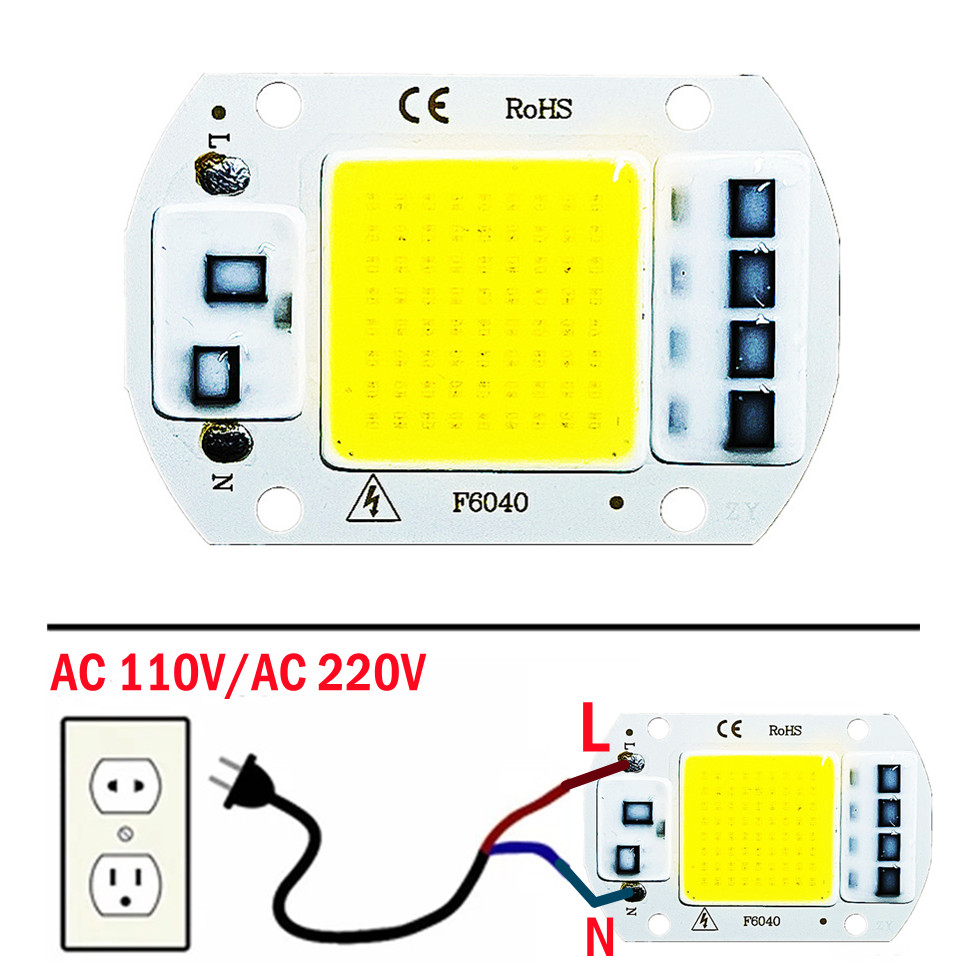 LED COB lamp Bead 20W 30W 50W  - Smart Bulb のレビューと価格