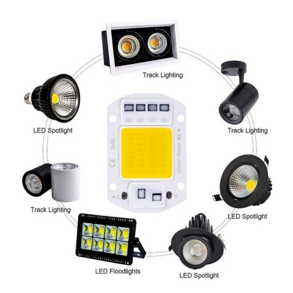 LED COB lamp Bead 20W 30W 50W  - Smart Bulb のレビューと価格
