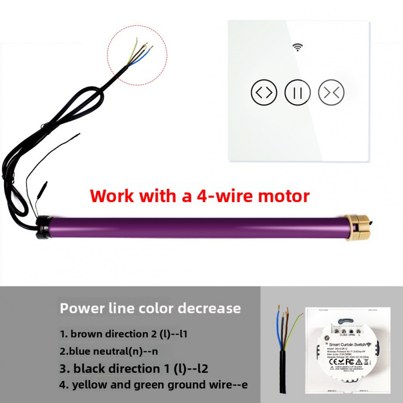 WiFi Curtain Switch - Tuya App - Curtain Motor のレビューと価格