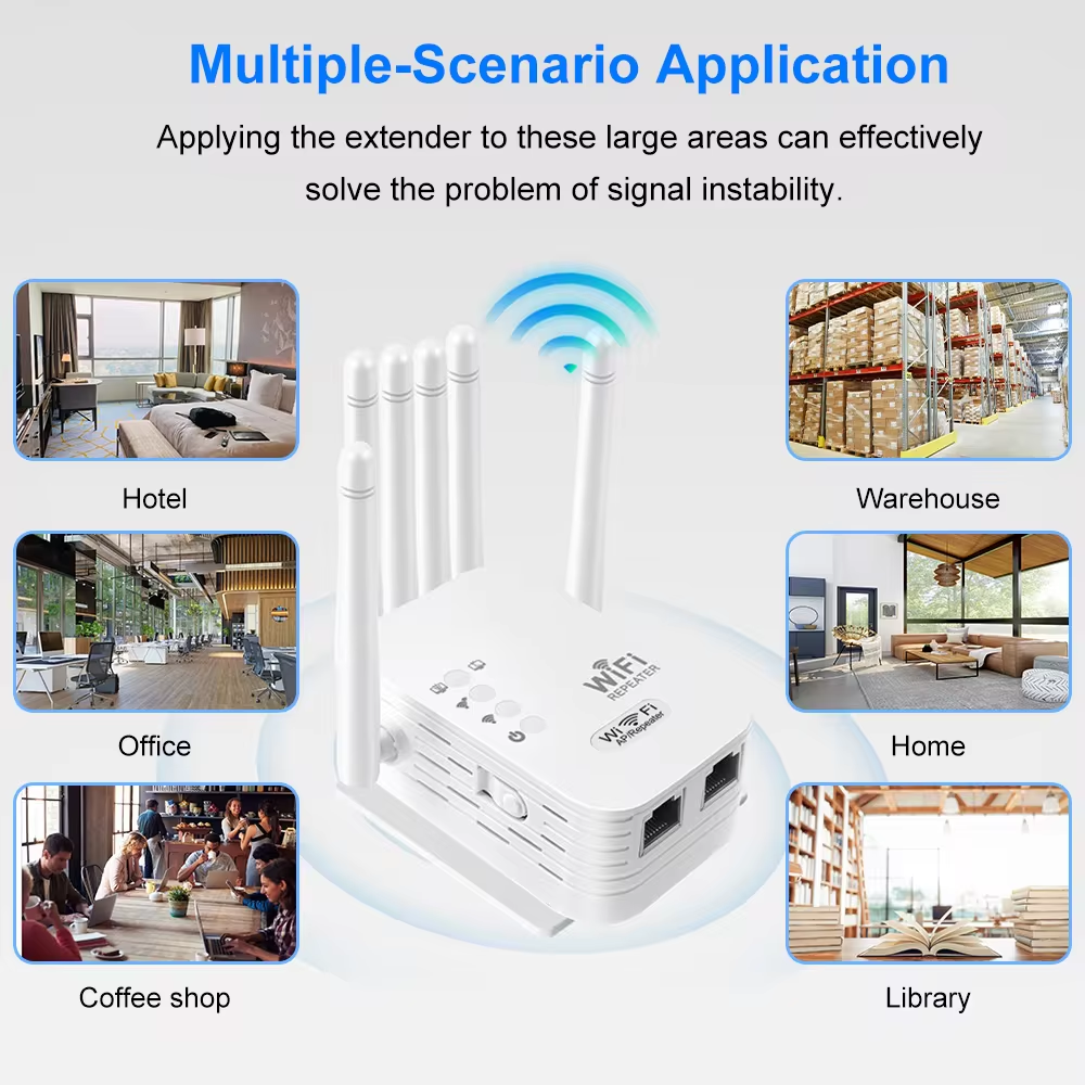 1200Mbps Wireless WiFi Repeate - Smart Home Router のレビューと価格