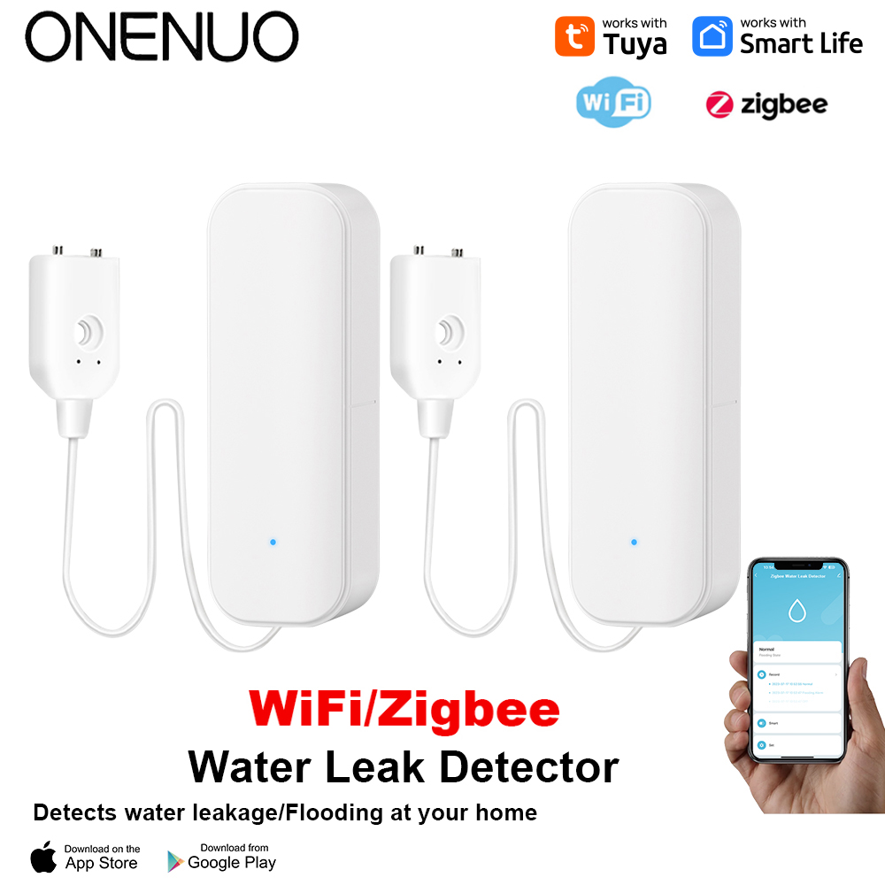 WiFi or Zigbee Water Leak Sens - Smart Home Security System のレビューと価格