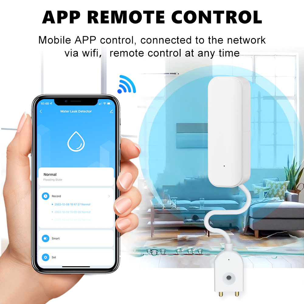 WiFi or Zigbee Water Leak Sens - Smart Home Security System のレビューと価格