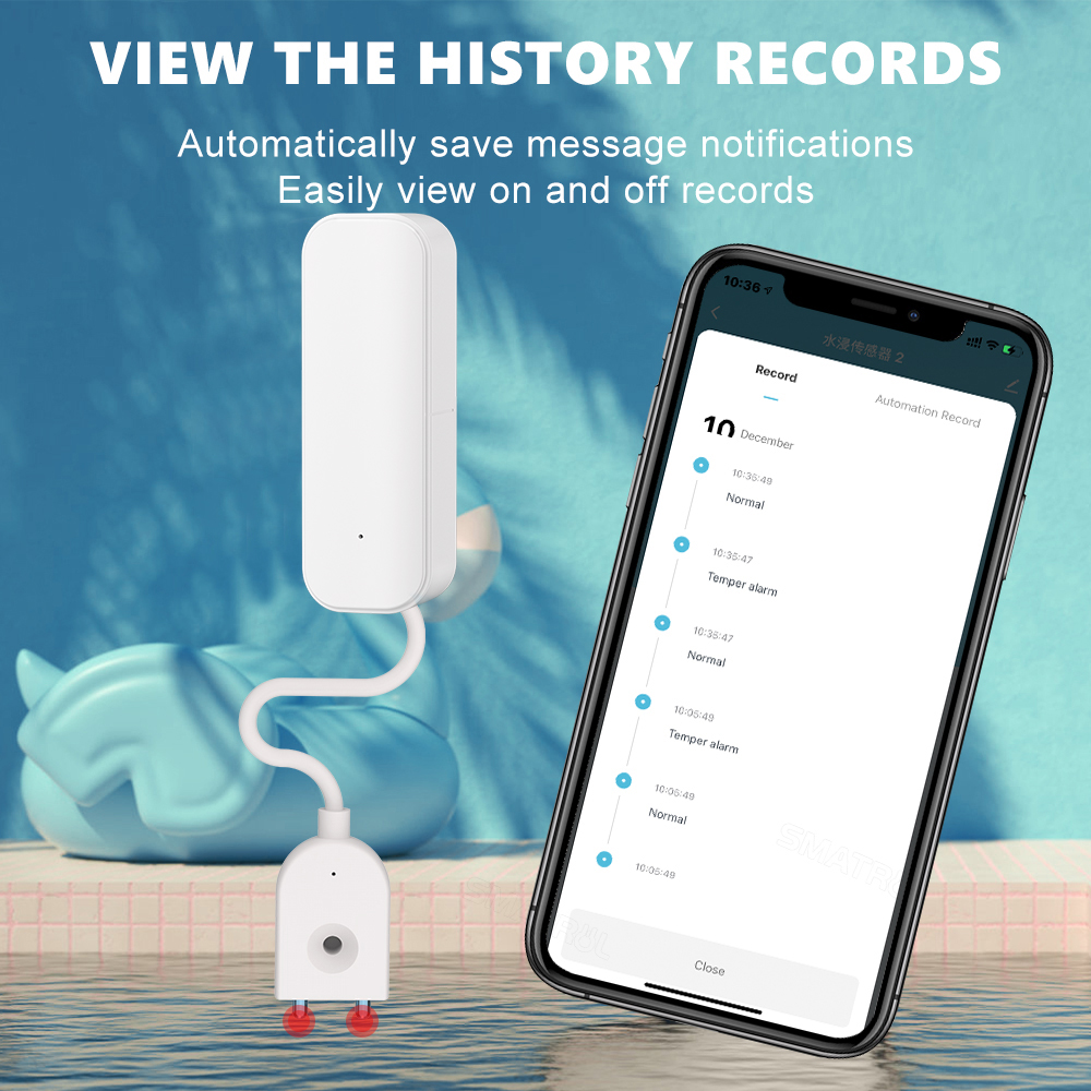 WiFi or Zigbee Water Leak Sens - Smart Home Security System のレビューと価格