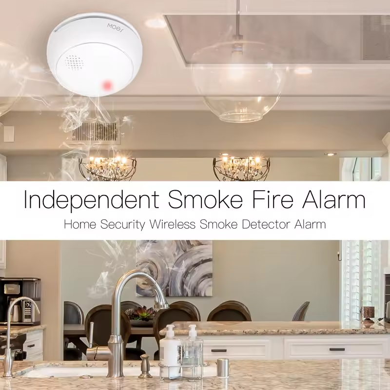 MOES ZigBee Smart Wireless Smo - Smart Smoke Detector のレビューと価格