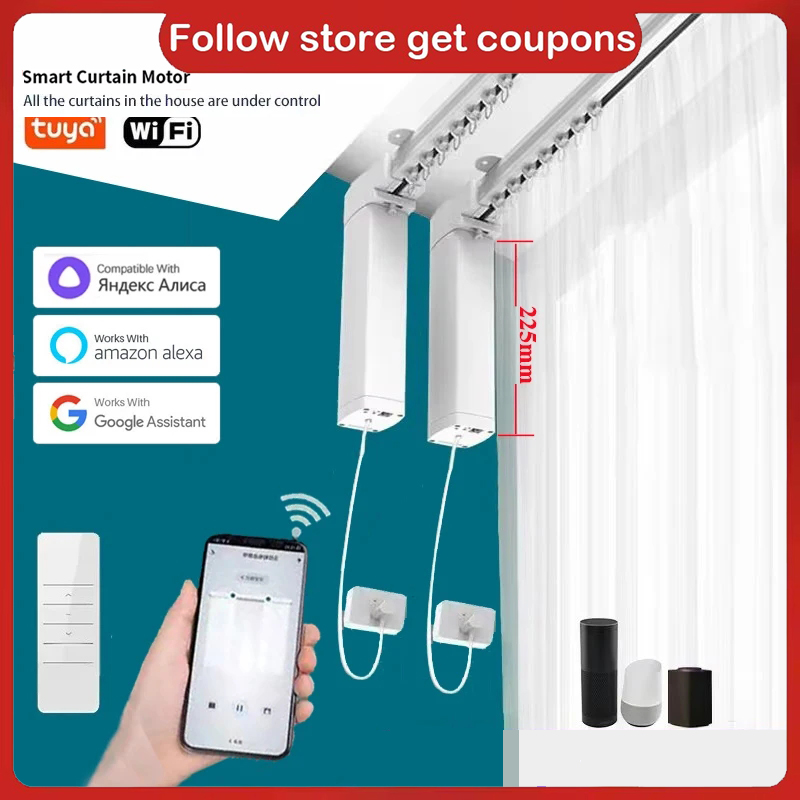 Smart Home Tuya WiFi Curtain M - Smart Home Mod のレビューと価格