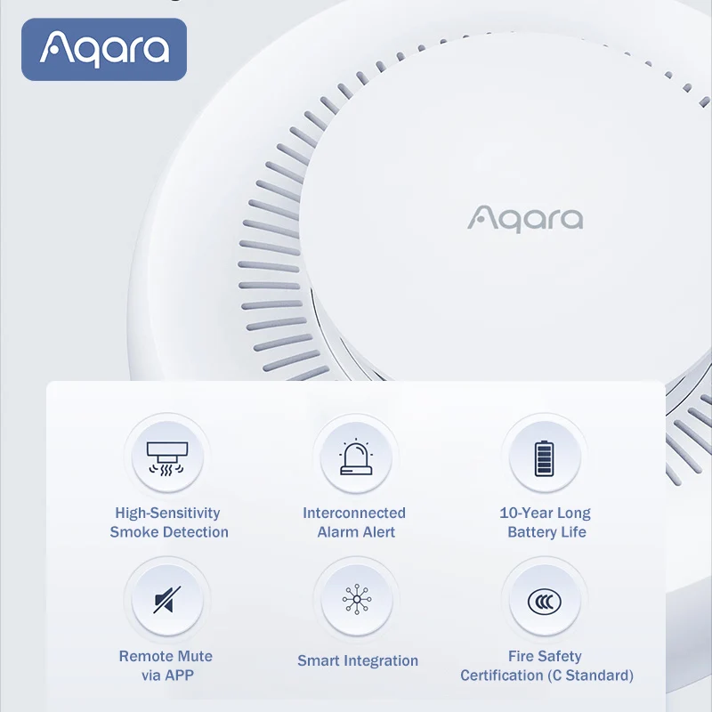 Aqara Matter Smoke Detector Se - Smart Smoke Detector のレビューと価格