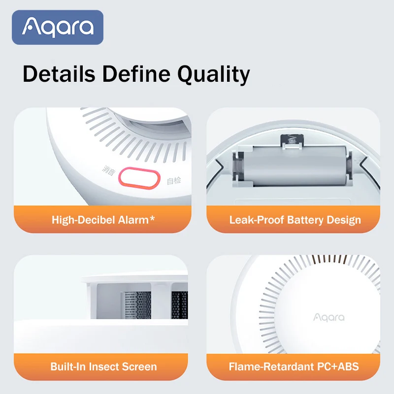 Aqara Matter Smoke Detector Se - Smart Smoke Detector のレビューと価格