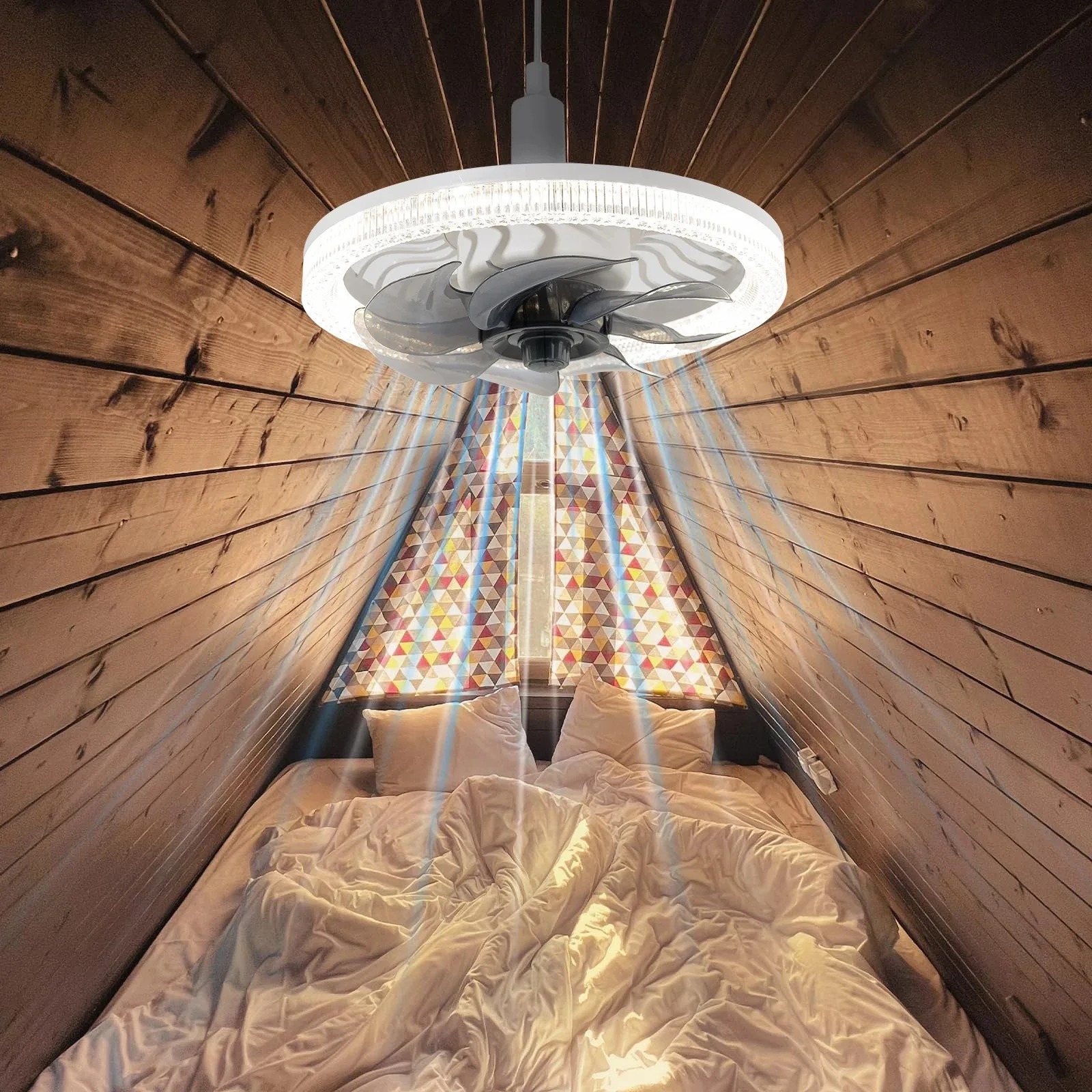 Smart LED Ceiling Fan Light wi - Smart Bulb のレビューと価格