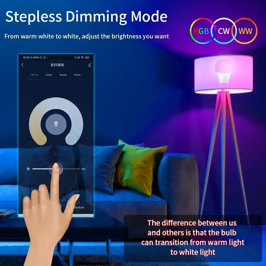 Tuya Smart LED Bulb E27 APP Co - Smart Bulb のレビューと価格