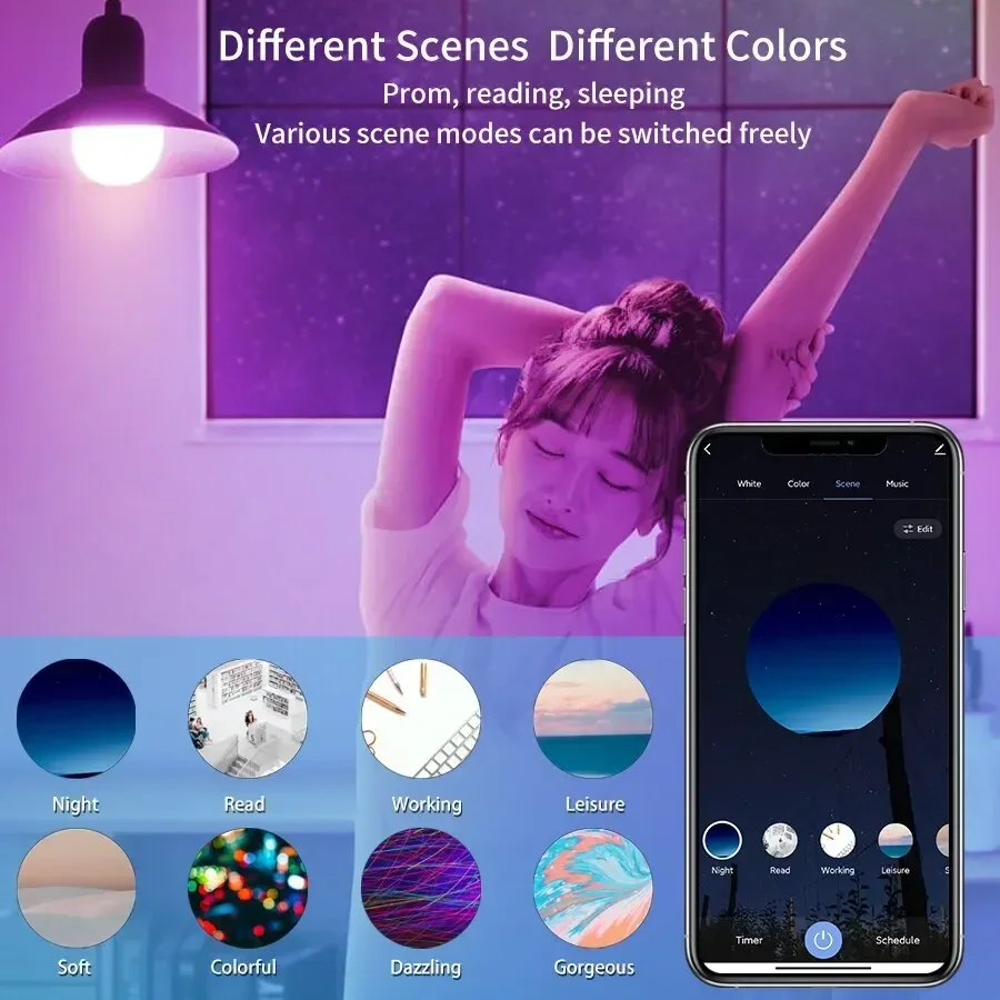 Tuya Smart LED Bulb E27 APP Co - Smart Bulb のレビューと価格