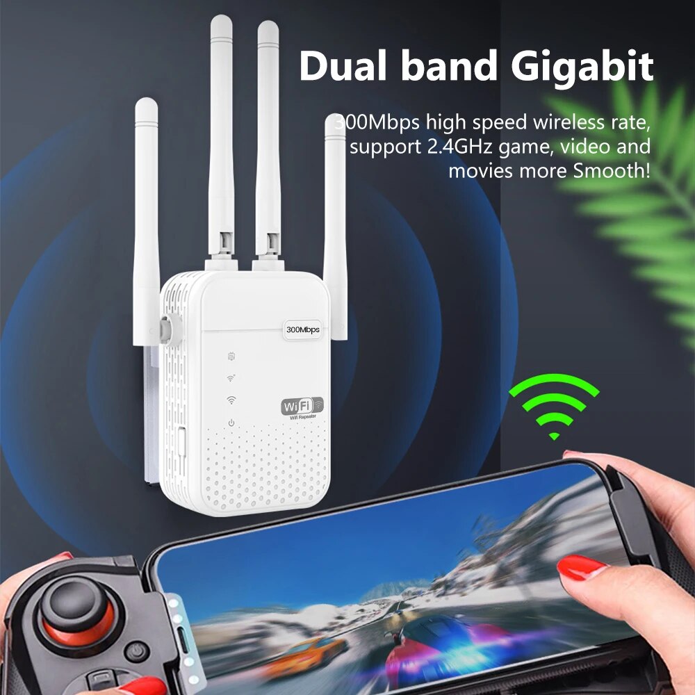 300Mbps Wireless WiFi Repeater - Smart Home Router のレビューと価格
