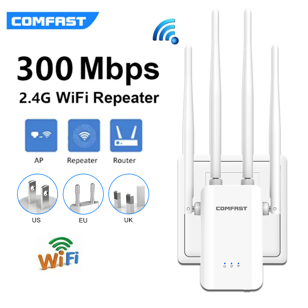 COMFAST 2G 300Mbps WIFI Repeat - Smart Home Router のレビューと価格