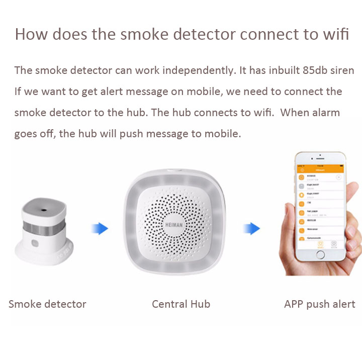 Smart Fire Alarm Sensor EN1460 - Smart Smoke Detector のレビューと価格