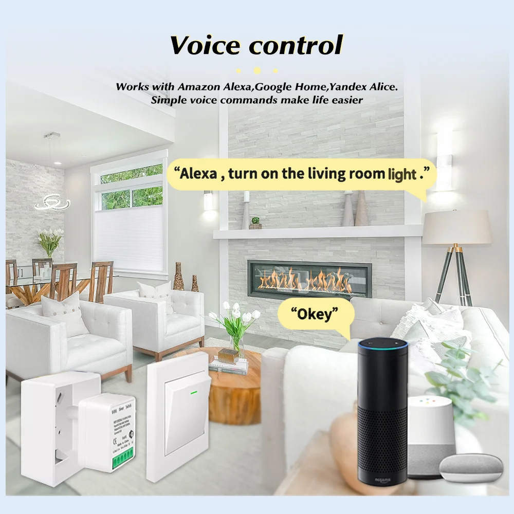 For Tuya Mini Smart WiFi Switc - Smart Home Voice Control のレビューと価格