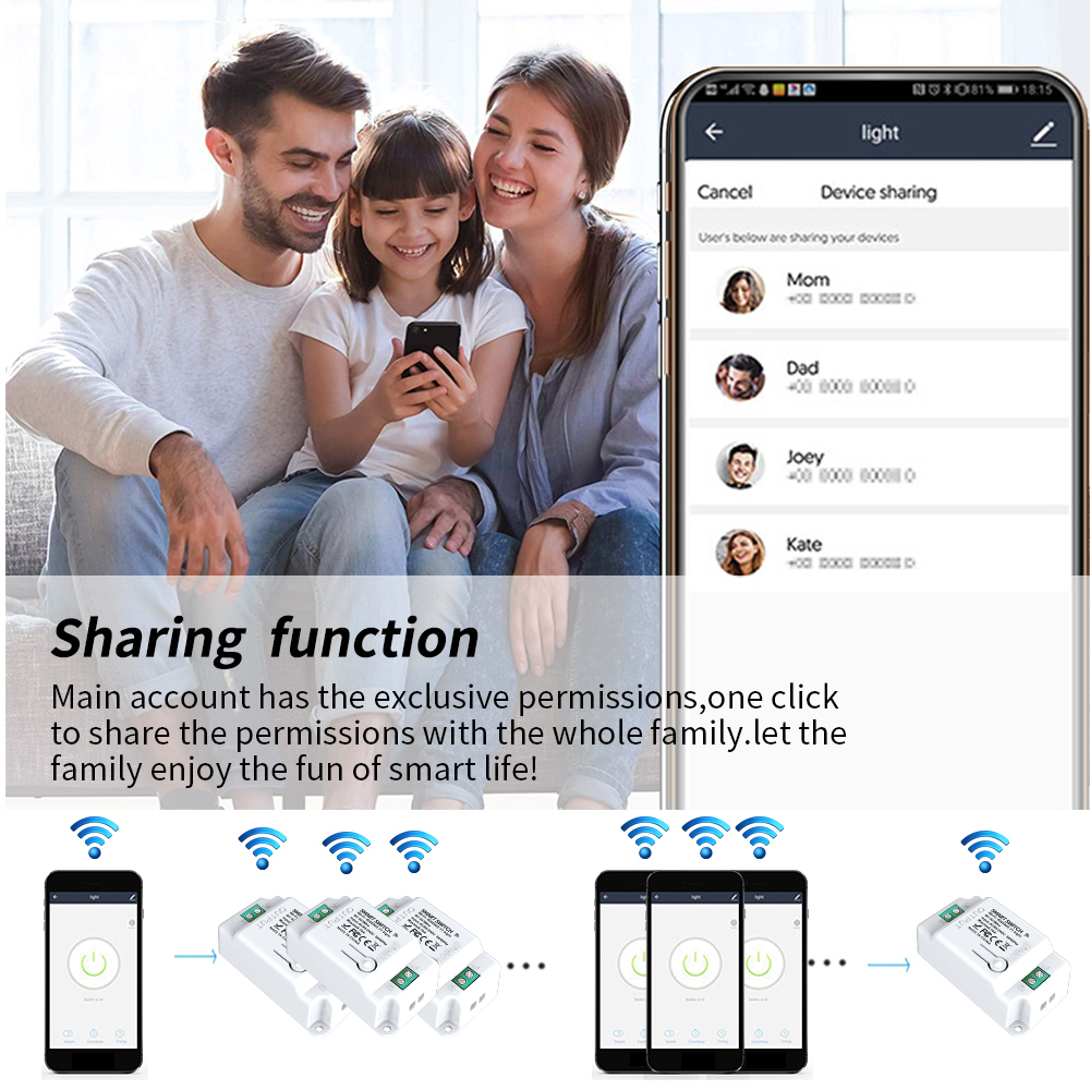 Tuya WiFi Smart Switch Wireles - Smart Home Voice Control のレビューと価格