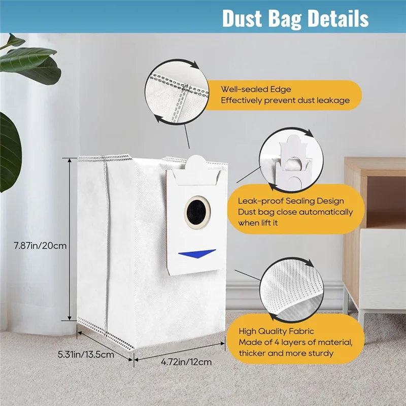 B26B 14 Pack Dust Bags For Eco - Robot Vacuum のレビューと価格