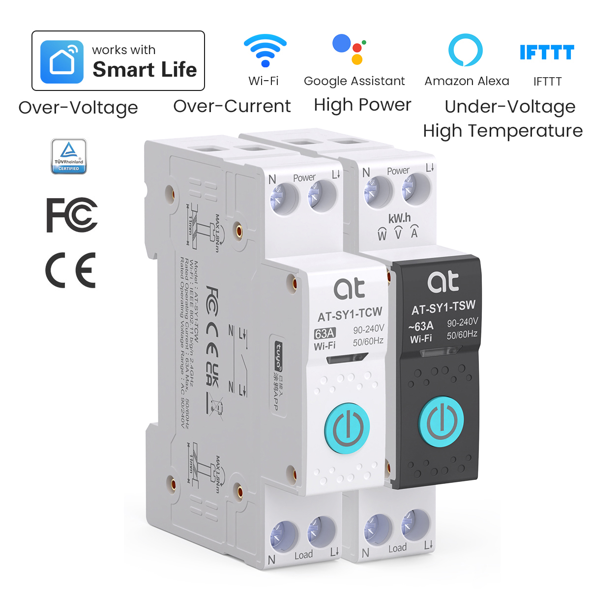 Tuya WiFi Circuit Breaker Smar - Smart Home Voice Control のレビューと価格