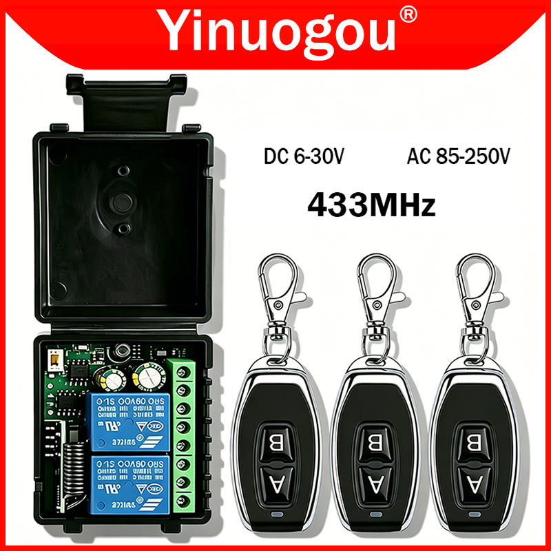 DC 12V 24V AC 220V RF433 2CH M - Curtain Motor のレビューと価格