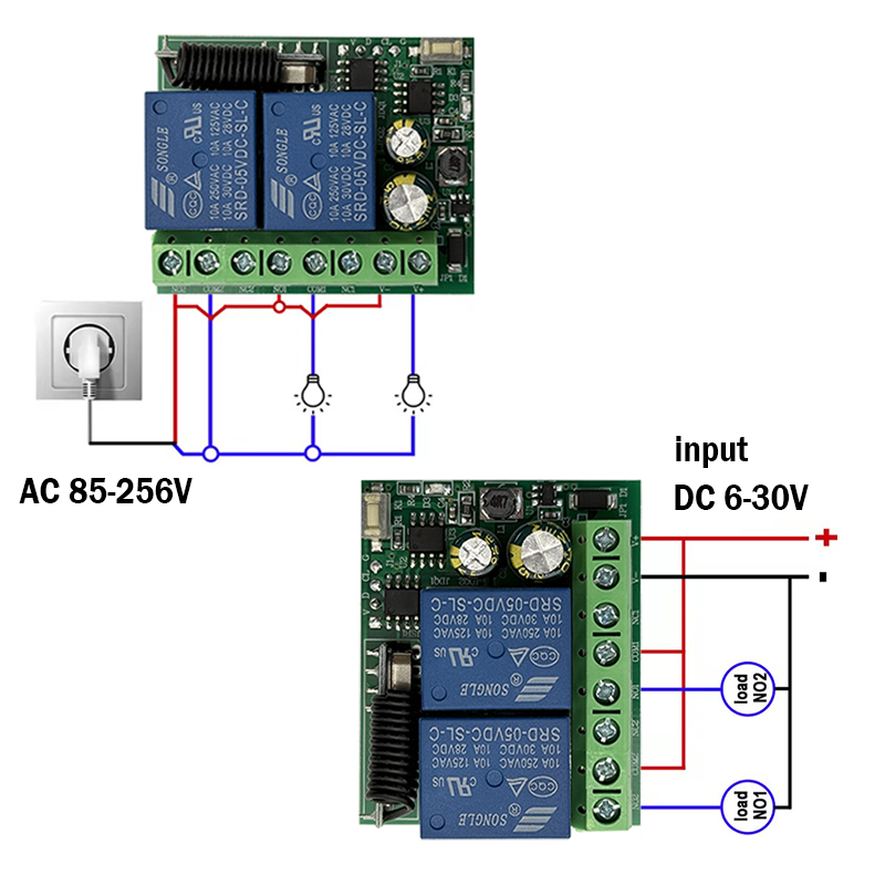 DC 12V 24V AC 220V RF433 2CH M - Curtain Motor のレビューと価格