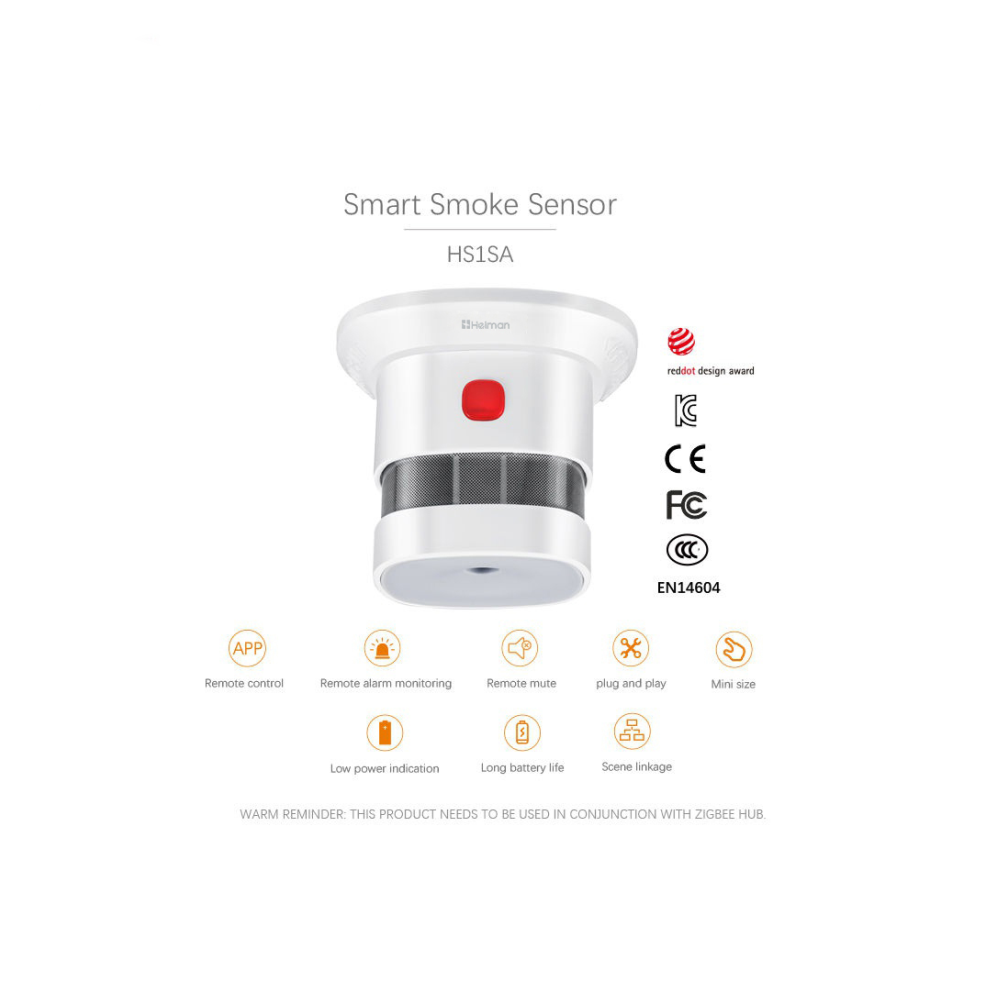 Tuya Smart Zigbee Smoke Detect - Smart Smoke Detector のレビューと価格