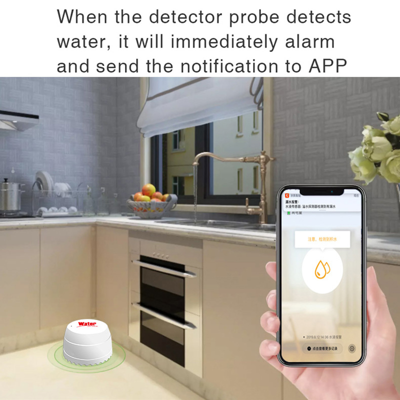 Tuya WiFi Water Leakage Sensor - Smart Home Security System のレビューと価格