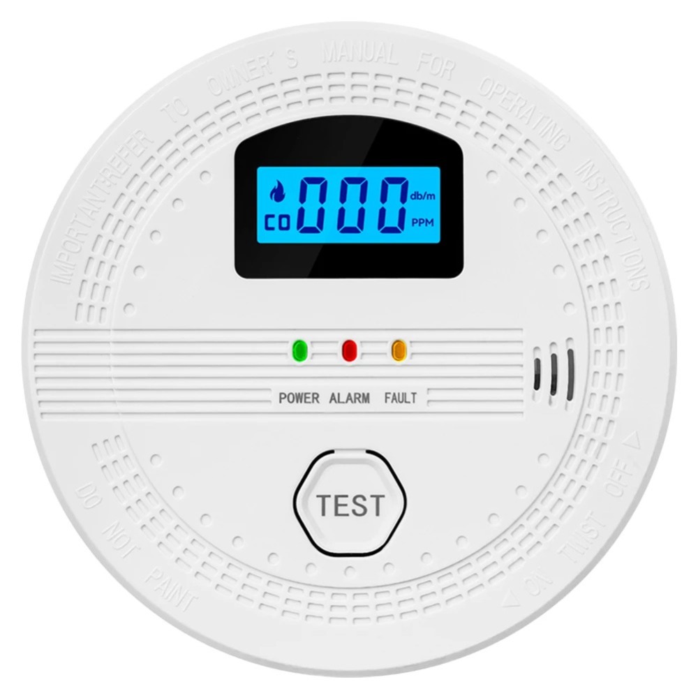 LCD Digital Display 2 in 1 CO  - Smart Smoke Detector のレビューと価格