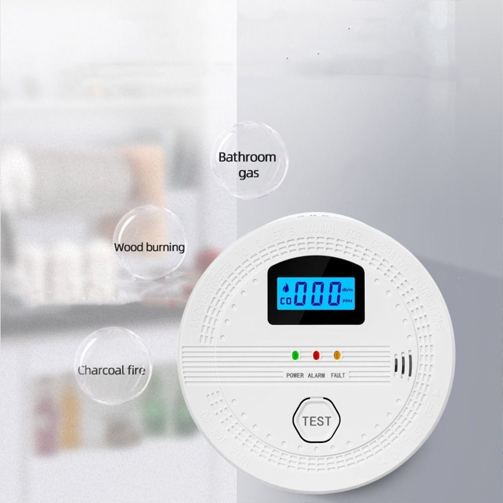 LCD Digital Display 2 in 1 CO  - Smart Smoke Detector のレビューと価格