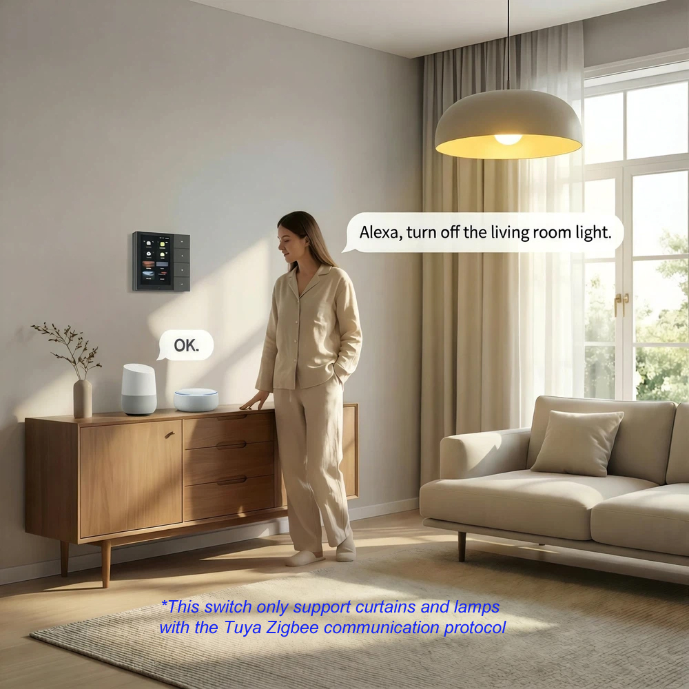 Tuya Zigbee Smart Switch 4 Gan - Smart Home Voice Control のレビューと価格