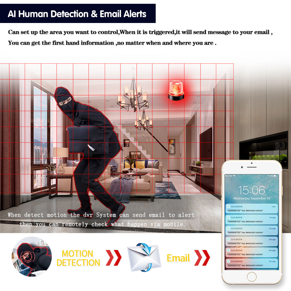 4K 8MP Security CCTV DVR Smart - Smart Home Microsoft のレビューと価格