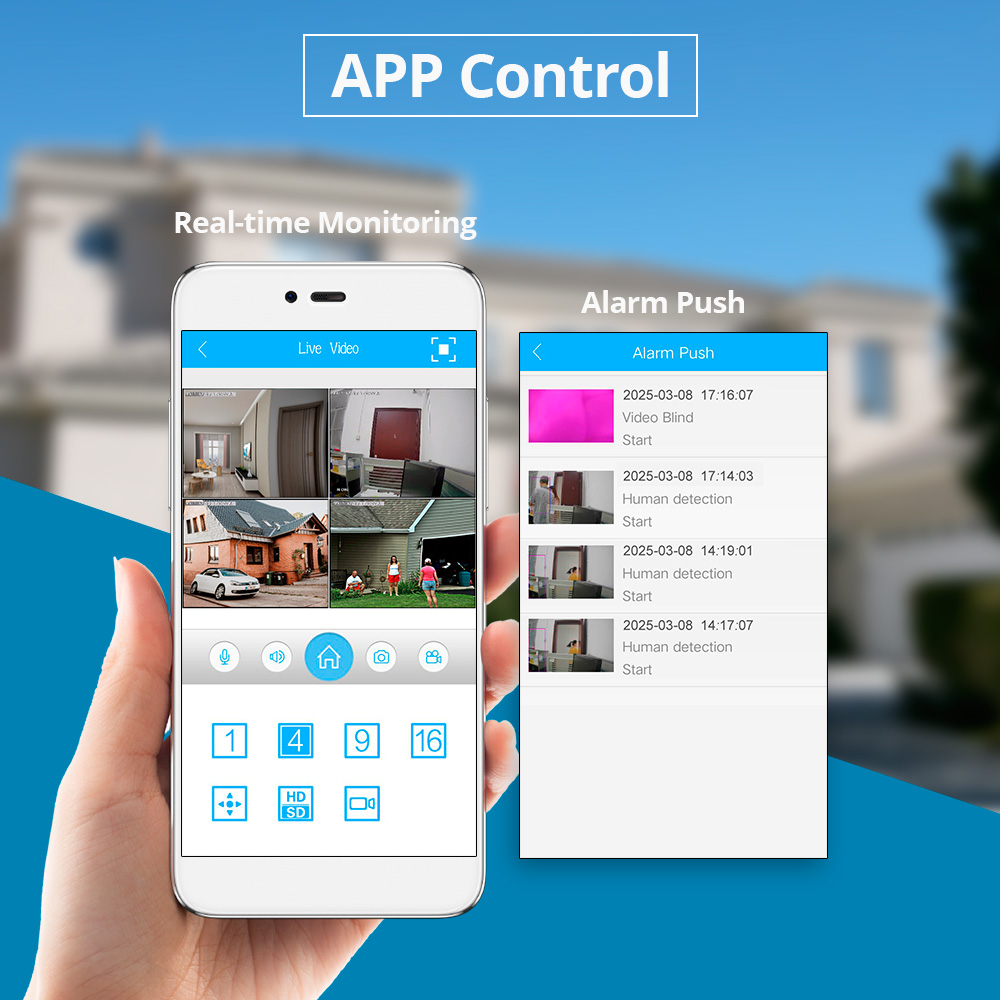 KERUI Mini Network WIFI 8CH NV - Smart Home Security System のレビューと価格
