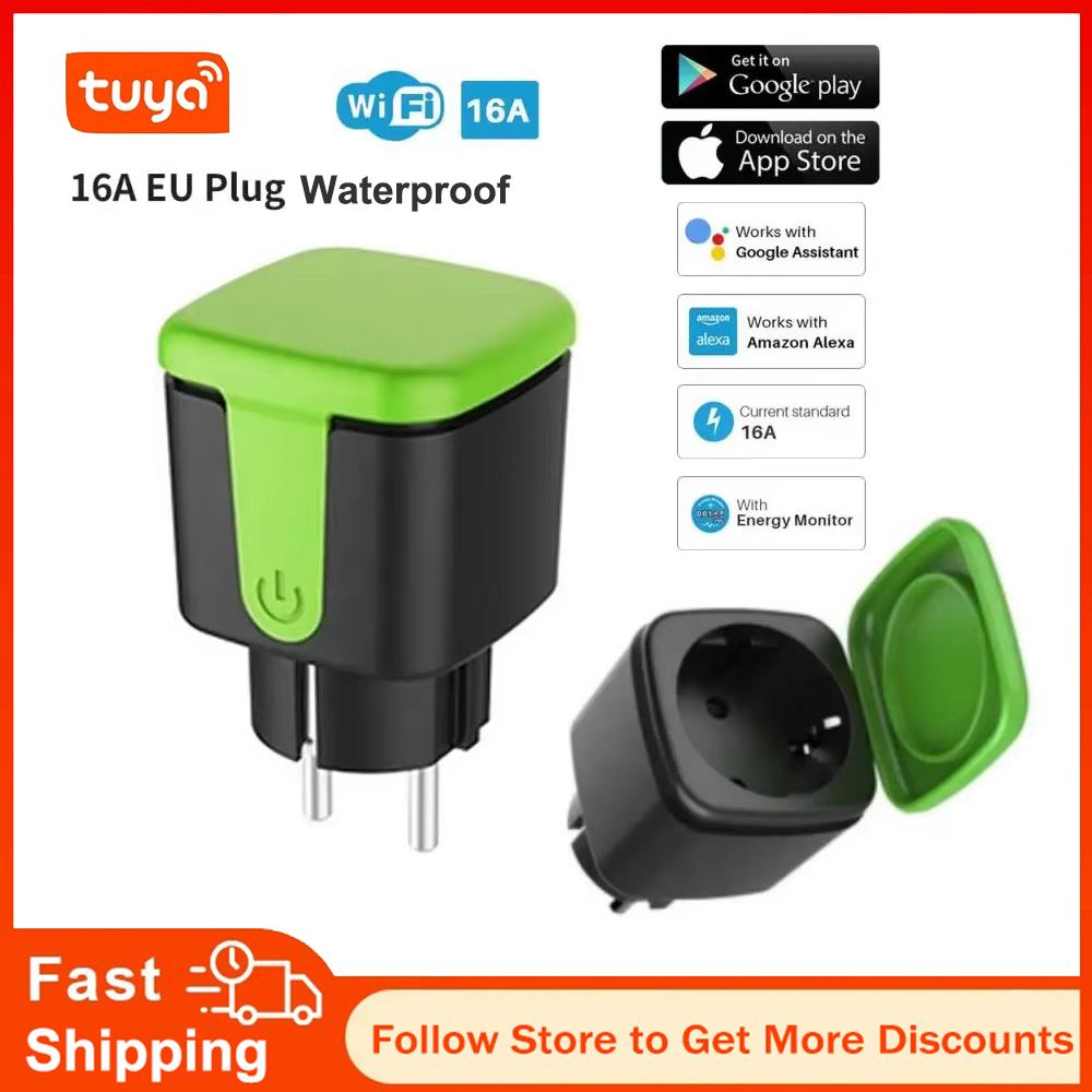 Tuya EU 16A WiFi Smart Waterpr - Smart Home Voice Control のレビューと価格