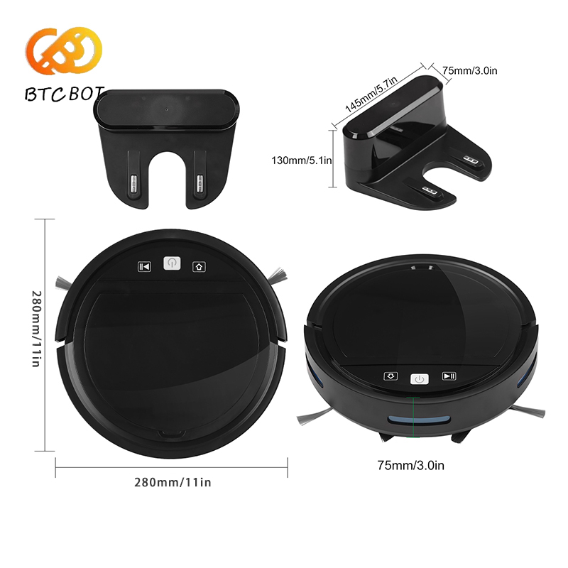 Robot Vacuum Cleaner 2500PA Sm - Smart Home Floor Plan のレビューと価格