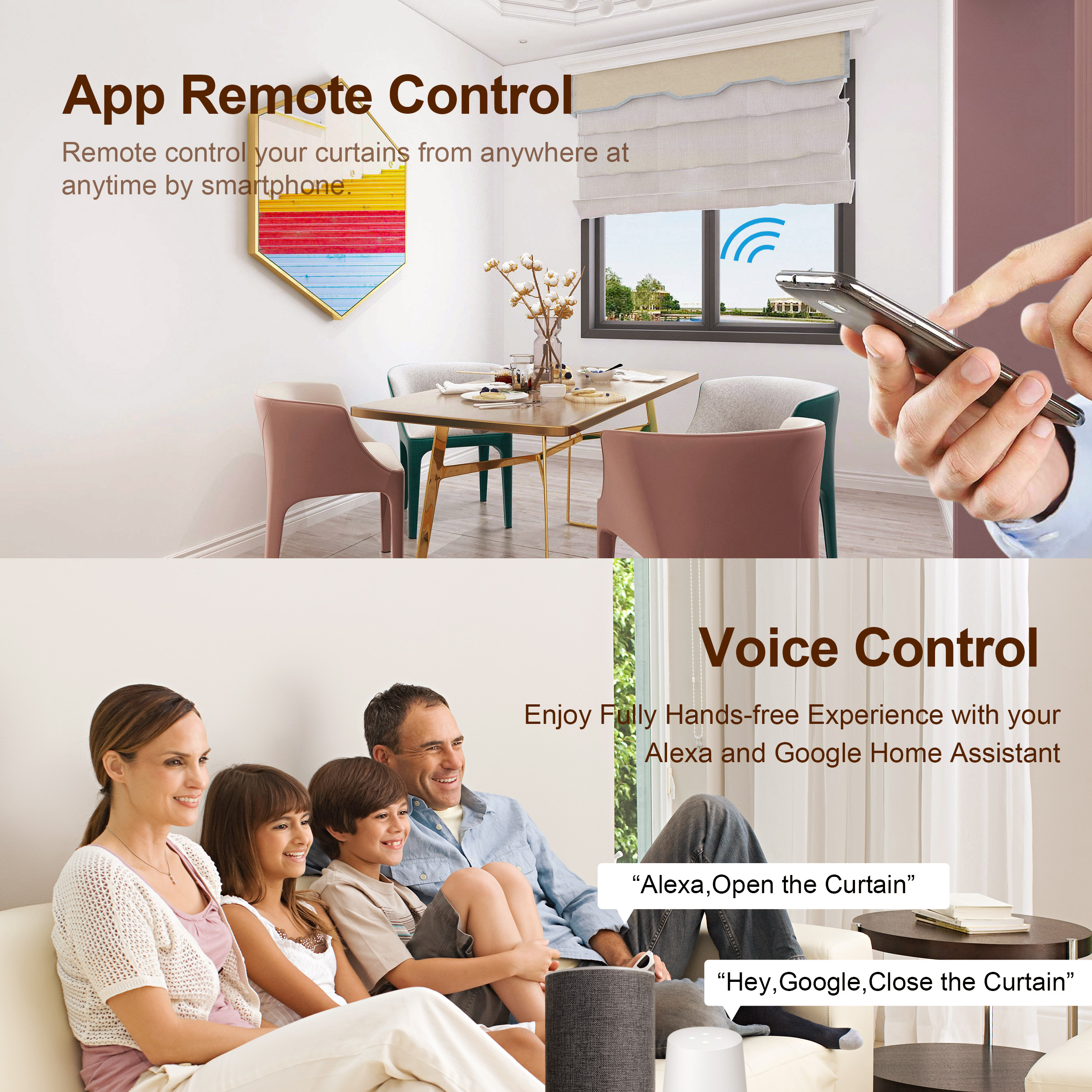 GIRIER Tuya Smart Wifi Curtain - Curtain Motor のレビューと価格