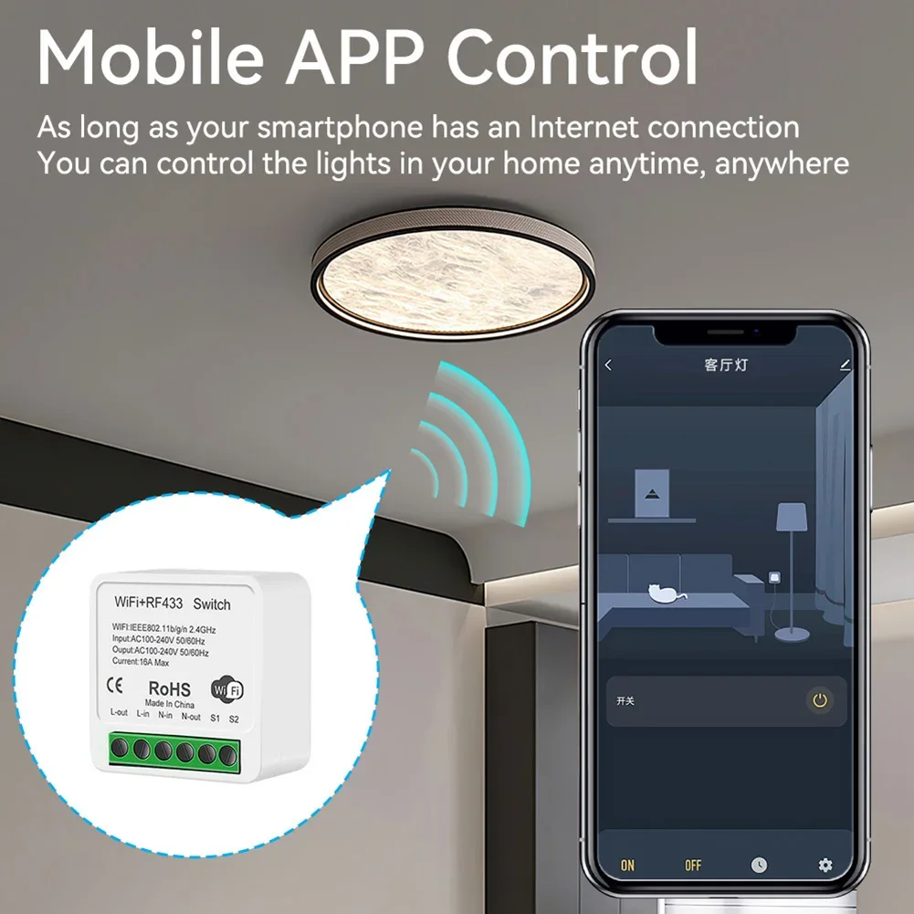 Voice Control Module WiFi RF43 - Smart Home Voice Control のレビューと価格