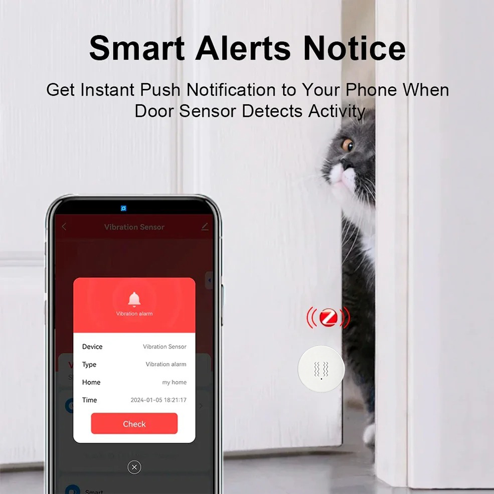 Tuya ZigBee Smart Vibration &  - Smart Home Security System のレビューと価格