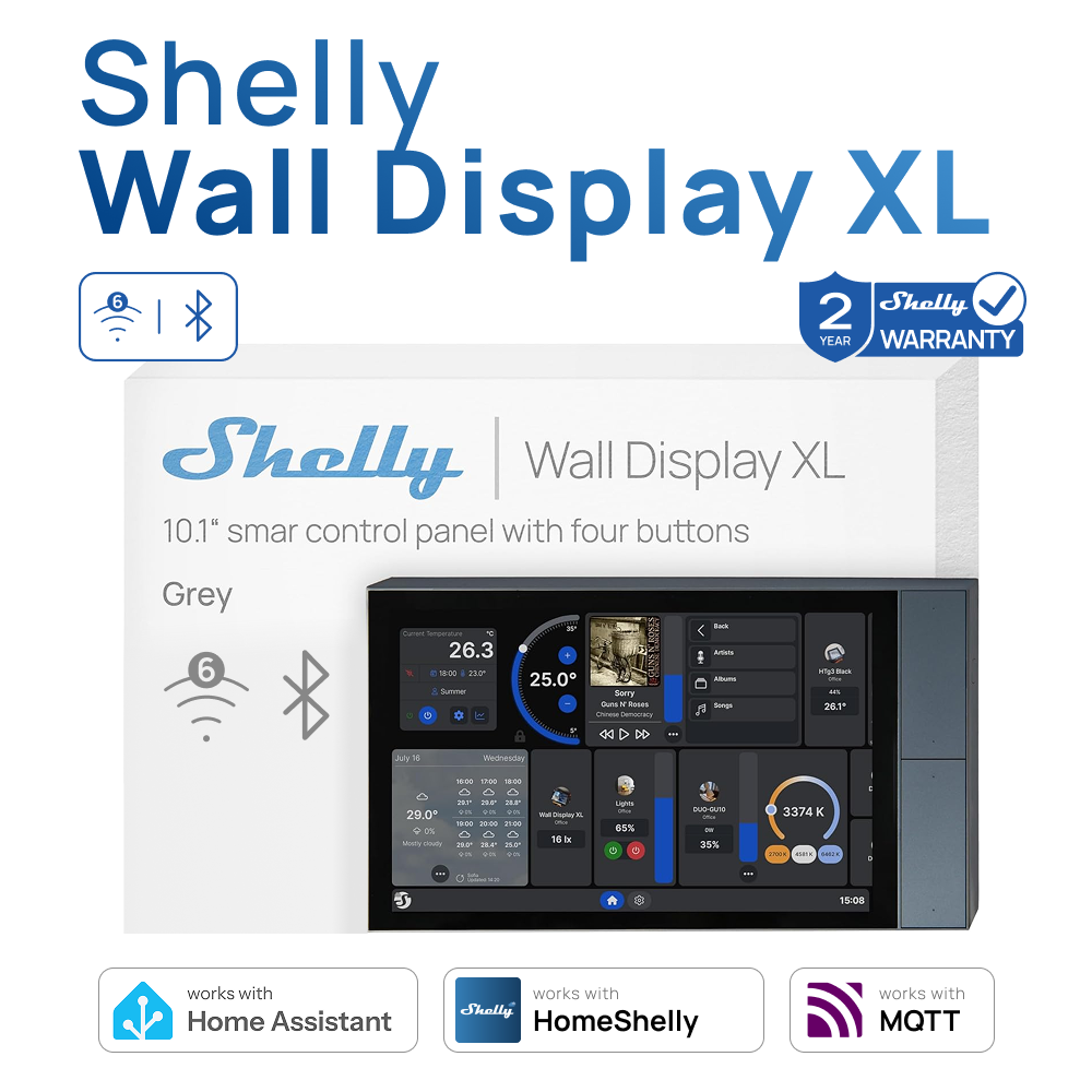 Shelly Wall Display XL Smart H - Smart Home Xl のレビューと価格