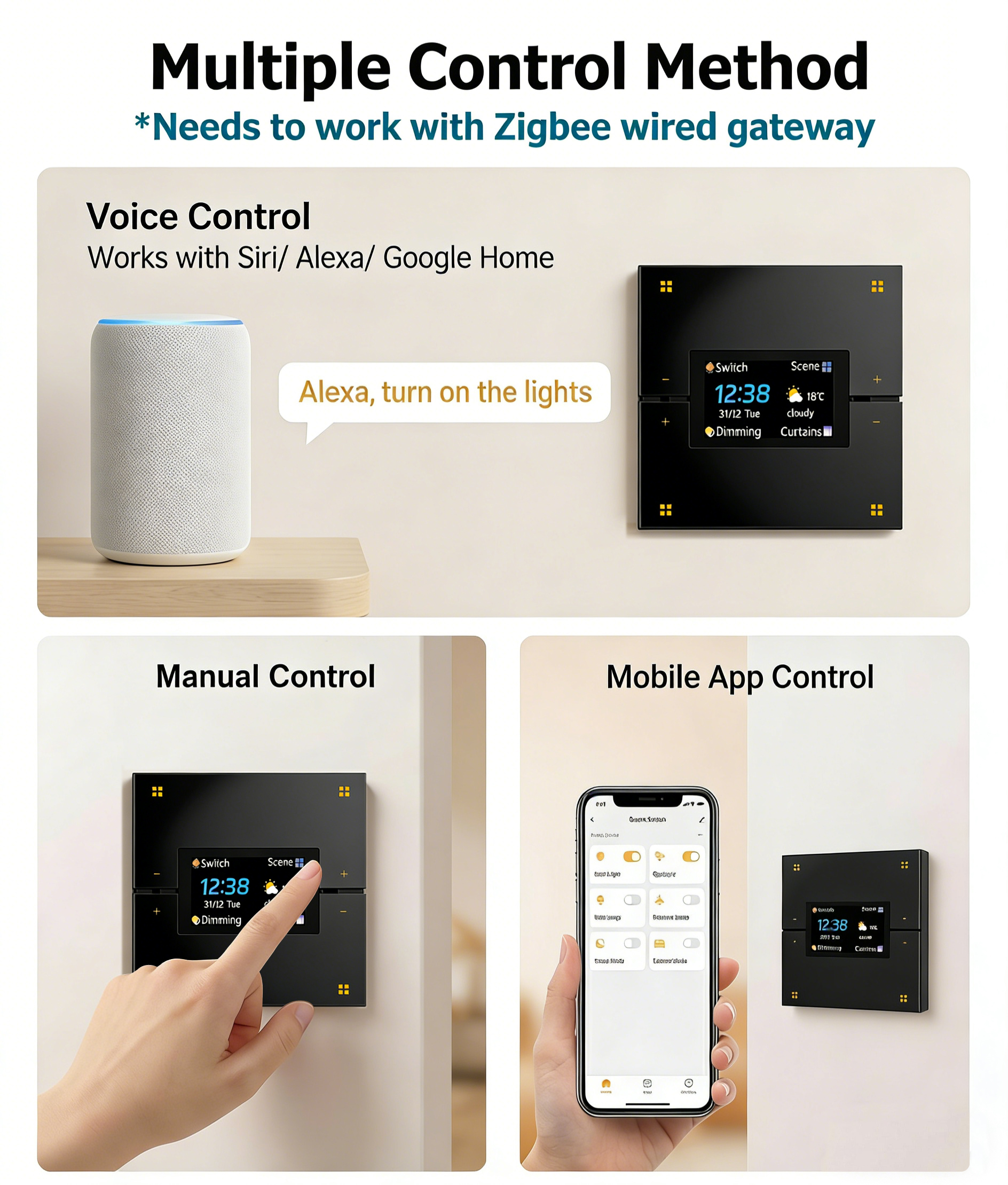 M9 Pro 8-Button UK Tuya Smart  - Smart Home Voice Control のレビューと価格