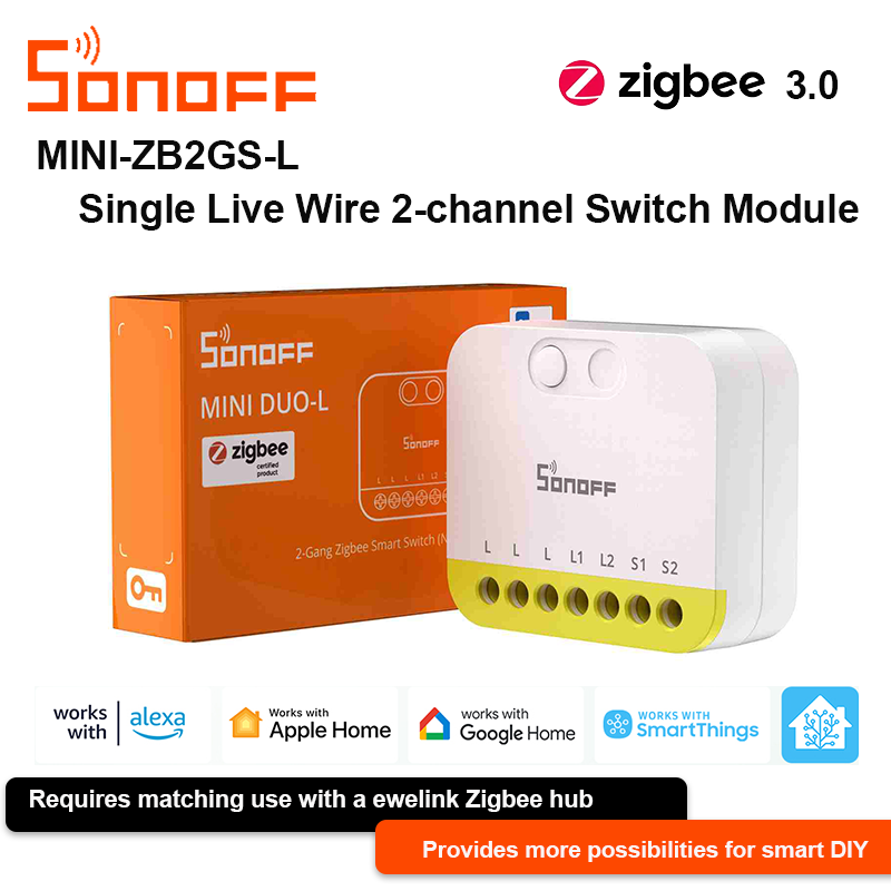 Sonoff MINI-ZB2GS-L Zigbee 2-C - Smart Home Voice Control のレビューと価格